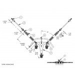 V-String Assembly - Tangent Suspension, Tri-Bundle Conductor, 50K
